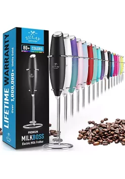 Zulay Kitchen Handheld Milk Frother with Stand -Lux Décor Collection shop Belk 381