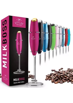 Zulay Kitchen Handheld Milk Frother with Stand -Lux Décor Collection shop Belk 383