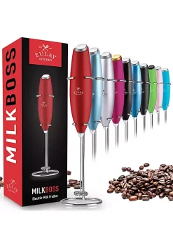 Zulay Kitchen Handheld Milk Frother with Stand -Lux Décor Collection shop Belk 384