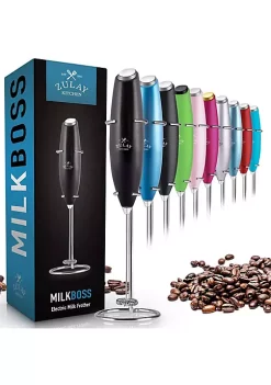 Zulay Kitchen Handheld Milk Frother with Stand -Lux Décor Collection shop Belk 385