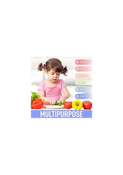 Zulay Kitchen Kids Knife Set for Cooking and Cutting Fruits, Veggies, Sandwiches & Cake -Lux Décor Collection shop Belk 393