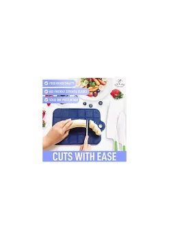 Zulay Kitchen Kids Knife Set for Cooking and Cutting Fruits, Veggies, Sandwiches & Cake -Lux Décor Collection shop Belk 394