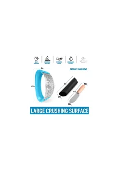 Zulay Kitchen Garlic Press Rocker With Silicone Peeler & Scraper Set -Lux Décor Collection shop Belk 402