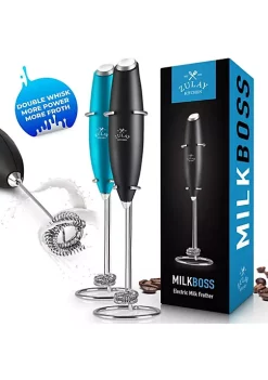 Zulay Kitchen Double Whisk Milk Frother With Stand -Lux Décor Collection shop Belk 41