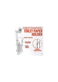 Zulay Kitchen Toilet Paper Holder Stand & Storage Holds 3 Extra Rolls for Bathroom 9 Zulay Kitchen Toilet Paper Holder Stand & Storage Holds 3 Extra Rolls for Bathroom -Lux Décor Collection shop Belk 415