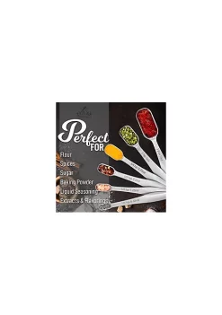 Zulay Kitchen Stainless Steel Measuring Spoons -Lux Décor Collection shop Belk 446