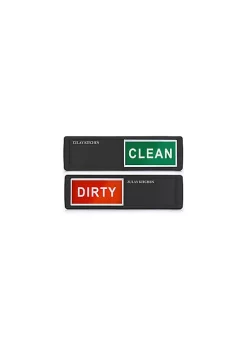 Zulay Kitchen Dishwasher Clean Dirty Magnet Sign