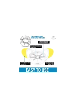 Zulay Kitchen Apple Corer and Slicer With 8 Sharp Blades -Lux Décor Collection shop Belk 490