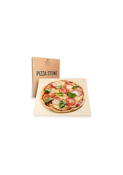 Zulay Kitchen Large Pizza Stone for Oven (15x12 inch) - Heavy Duty Rectangular Pizza Stone for Grill & Baking -Lux Décor Collection shop Belk 509