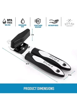 Zulay Kitchen Soft Edge Can Opener With Stainless Steel Blades and Large Turn Knob -Lux Décor Collection shop Belk 512