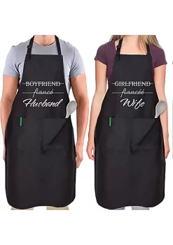 Zulay Kitchen Funny Aprons for Men, Women & Couples -Lux Décor Collection shop Belk 53