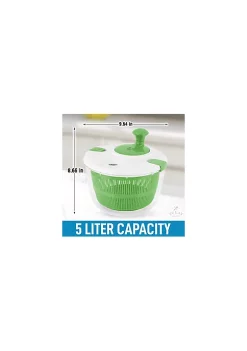 Zulay Kitchen Salad Spinner Large 15L Capacity -Lux Décor Collection shop Belk 551