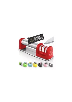 Zulay Kitchen Knife Sharpener (2-Stage Knife Sharpening) -Lux Décor Collection shop Belk 566