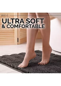 Zulay Kitchen Soft Shaggy Bathroom Rug -Lux Décor Collection shop Belk 570