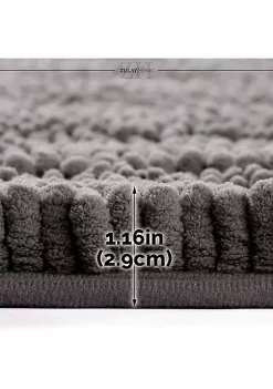 Zulay Kitchen Soft Shaggy Bathroom Rug -Lux Décor Collection shop Belk 571