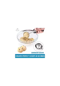 Zulay Kitchen Cookie Dough & Ice Cream Scooper - 6.4 tbsp -Lux Décor Collection shop Belk 598