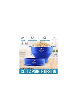 Zulay Kitchen Collapsible Silicone Popcorn Maker 12 Zulay Kitchen Collapsible Silicone Popcorn Maker -Lux Décor Collection shop Belk 715