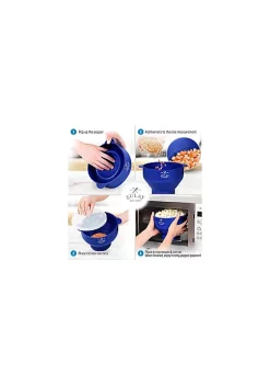Zulay Kitchen Collapsible Silicone Popcorn Maker 13 Zulay Kitchen Collapsible Silicone Popcorn Maker -Lux Décor Collection shop Belk 716