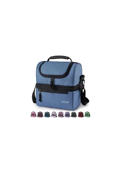 Zulay Kitchen Insulated 2-Compartment Lunch Box Bag With Strap 16 Zulay Kitchen Insulated 2-Compartment Lunch Box Bag With Strap -Lux Décor Collection shop Belk 766