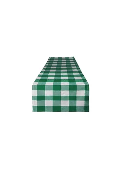 Zulay Kitchen Zulay Home Table Runner - Thick Poly Cotton Buffalo Plaid Table Runners (14"x72") -Lux Décor Collection shop Belk 773