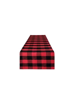Zulay Kitchen Zulay Home Table Runner - Thick Poly Cotton Buffalo Plaid Table Runners (14"x72") -Lux Décor Collection shop Belk 777