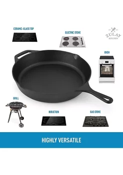 Zulay Kitchen Cast Iron Skillet -Lux Décor Collection shop Belk 787