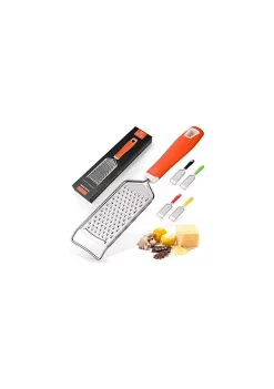 Zulay Kitchen Professional Stainless Steel Flat Handheld Cheese Grater -Lux Décor Collection shop Belk 863