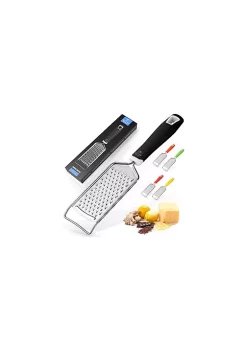 Zulay Kitchen Professional Stainless Steel Flat Handheld Cheese Grater -Lux Décor Collection shop Belk 866