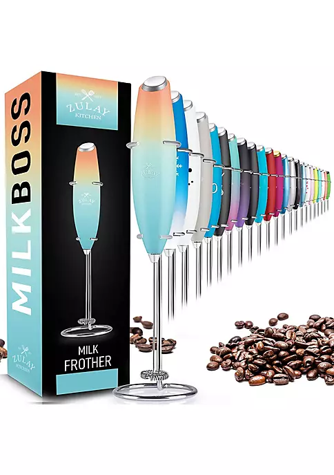 Zulay Kitchen Handheld Milk Frother with Stand 3 Zulay Kitchen Handheld Milk Frother with Stand