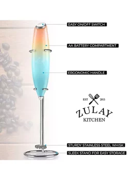 Zulay Kitchen Handheld Milk Frother with Stand 10 Zulay Kitchen Handheld Milk Frother with Stand -Lux Décor Collection shop Belk 876