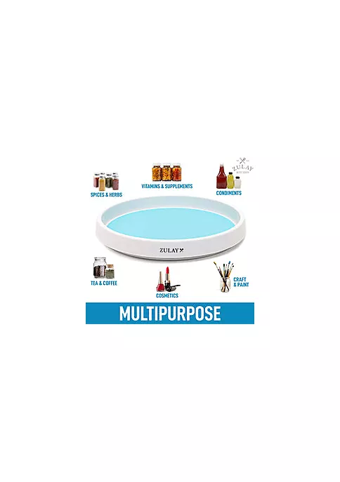 Zulay Kitchen Lazy Susan Cabinet Organizer With Silicone Padded Grip 6 Zulay Kitchen Lazy Susan Cabinet Organizer With Silicone Padded Grip - Image 4