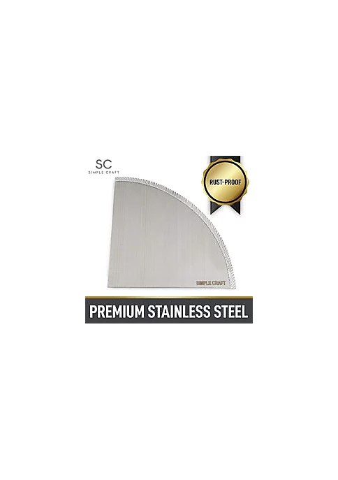 Zulay Kitchen Simple Craft Fine Mesh Stainless Steel Reusable Pour Over Coffee Filter 4 Zulay Kitchen Simple Craft Fine Mesh Stainless Steel Reusable Pour Over Coffee Filter - Image 2