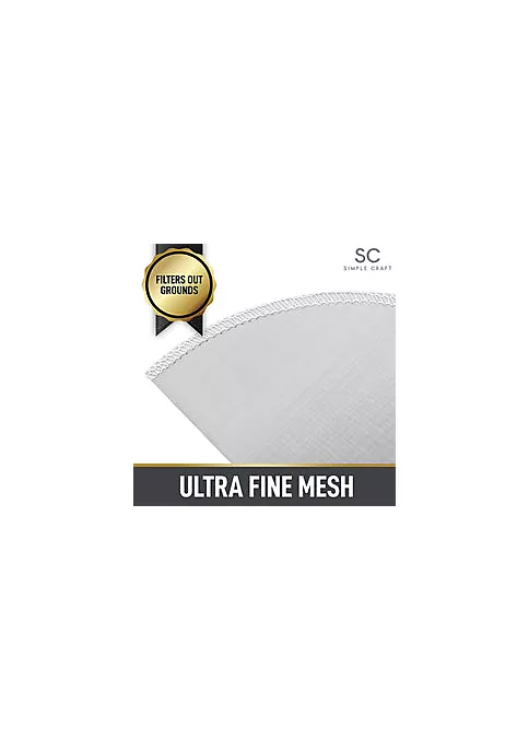 Zulay Kitchen Simple Craft Fine Mesh Stainless Steel Reusable Pour Over Coffee Filter 6 Zulay Kitchen Simple Craft Fine Mesh Stainless Steel Reusable Pour Over Coffee Filter - Image 4