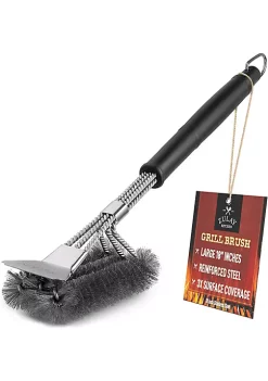 Zulay Kitchen Heat Boss Grill Brush and Grill Scraper