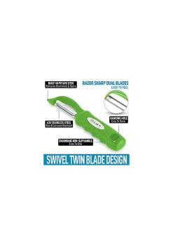 Zulay Kitchen Stainless Steel Swivel Vegetable Peeler -Lux Décor Collection shop Belk 973