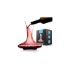 Zulay Kitchen Crystal Red Wine Decanter - 100% Hand Blown Lead-Free Glass Wine Aerator (1800ml)